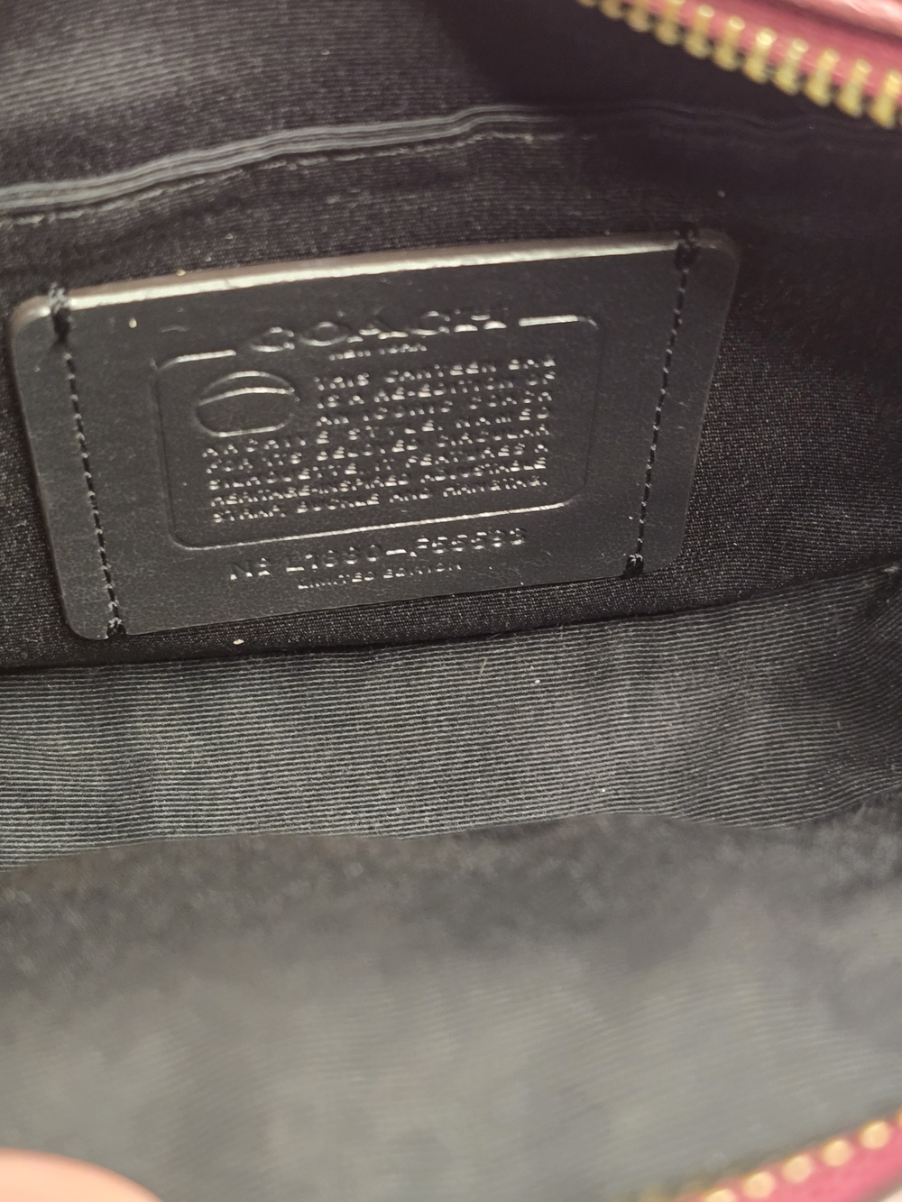 Coach Canteen Metallic Leather Crossbody Bag - Picture 7 of 8